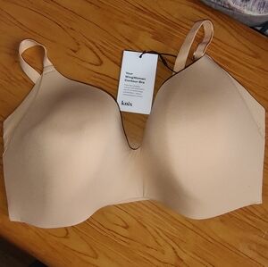 Knix Beige V-Neck Bra